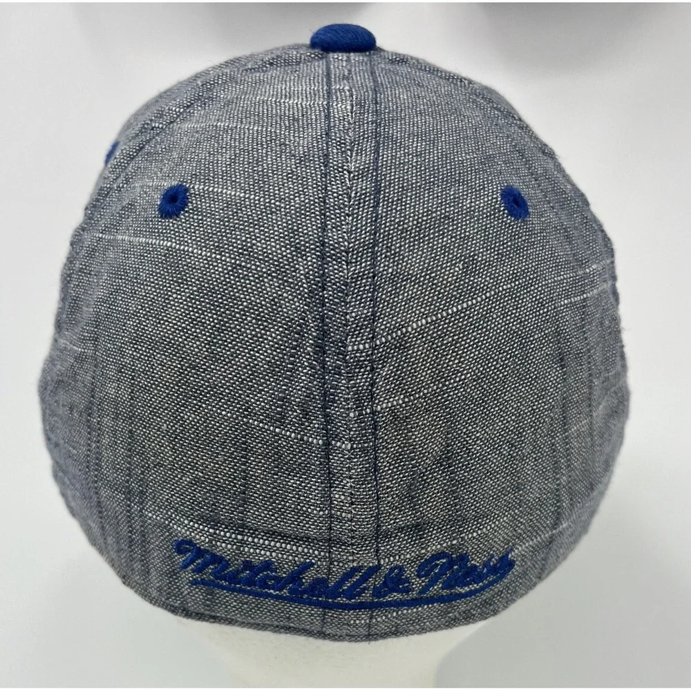 Mitchell & Ness Detroit Pistons Fitted 7 Hat Cap Cotton Linen Hardwood Classics